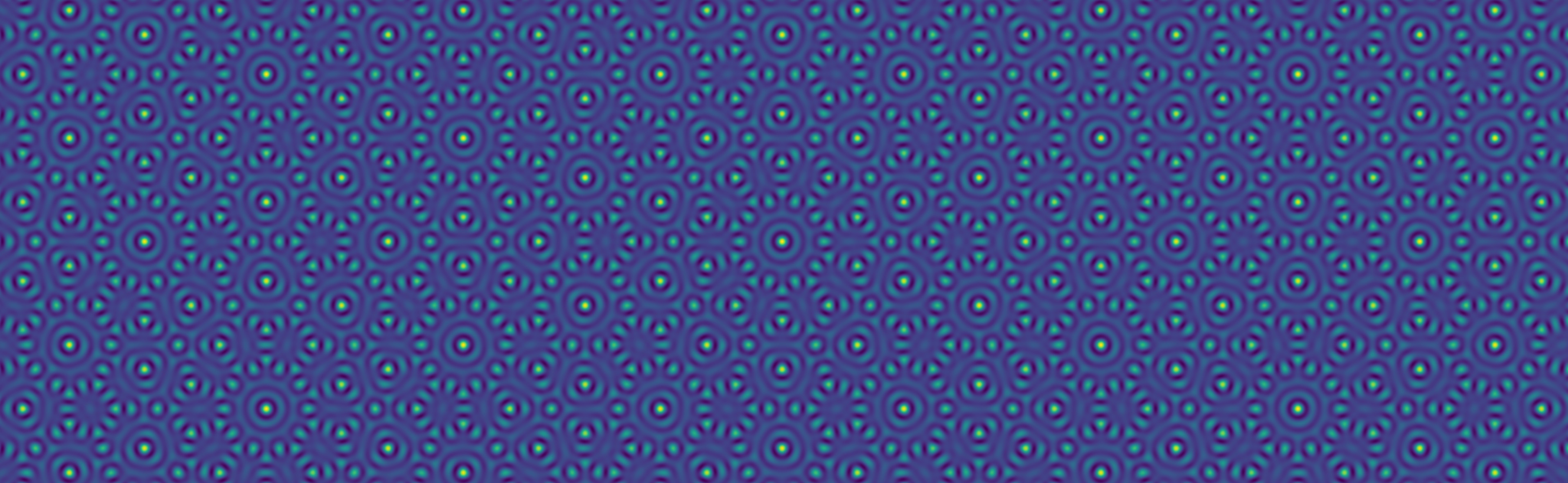 A pattern with a 10 fold symmetry