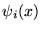$\psi_i(x)$