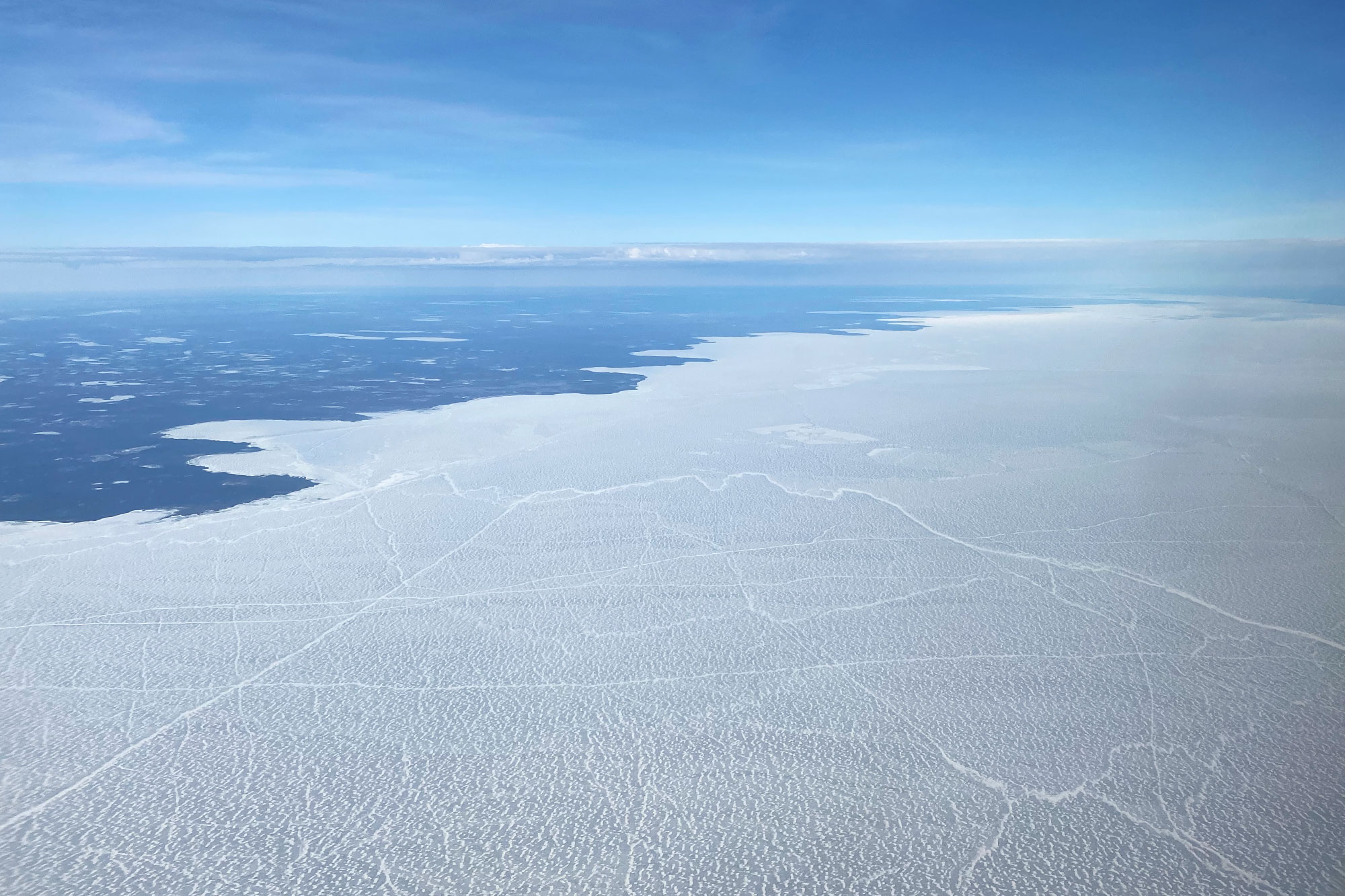 Sea ice landscape 