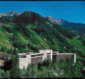 The Cliff Lodge at
		Snowbird