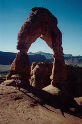 Delicate Arch in Arches National Park.