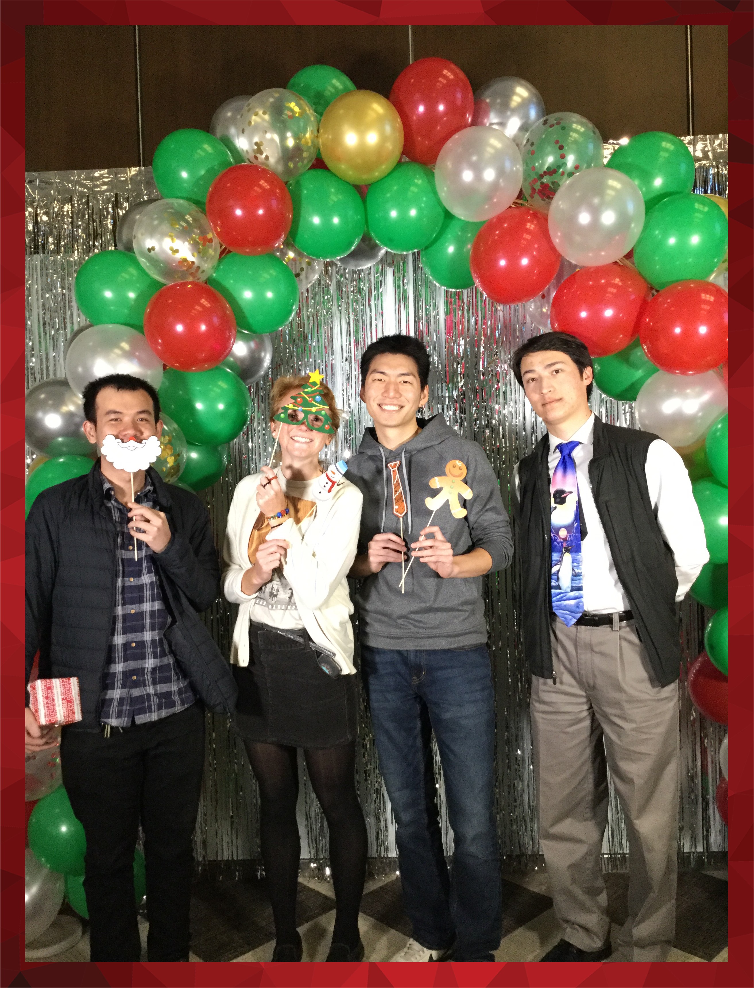 Year-end Party 2019 (with Julie Sherman, Andrew Liu and Elias Clark) Year-end Party 2019