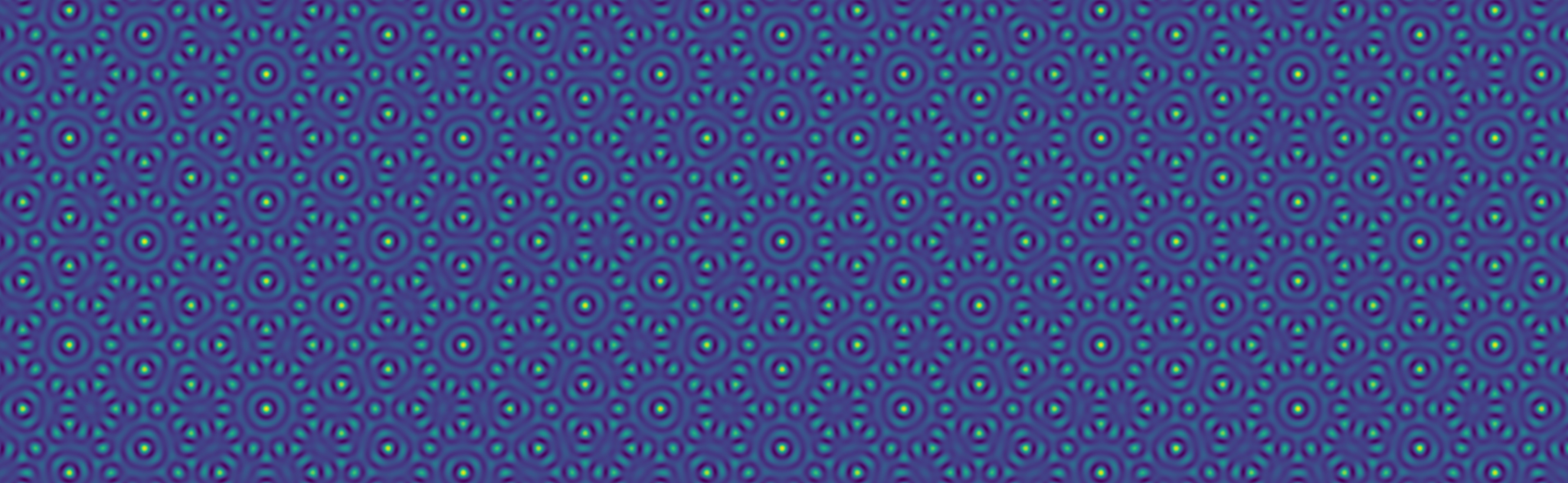 A pattern with a 10 fold symmetry