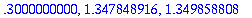 .3000000000, 1.347848916, 1.349858808