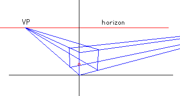 MAPLE generated perspective view of cube.