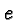 $ e $