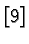 $ [9] $