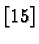 $ [15] $